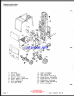 Clark EC60, EC70, EC80 B 36-48 Volt W-GE310 Control Forklift Planned Maintenance and Adjustment Procedures Manual (PMA377)