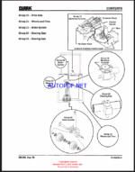 Clark ESM-2 12 thru 25 Forklift Service Manual (SM596)