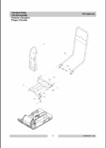 Wacker Neuson VP1340A US Single Direction Plates Parts Manual