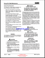 Clark G127, GP127, G127E, GP127E Forklift Service Manual (SM619)