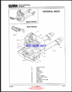 Clark HWP25, PWD25, HWD25, HWP30, PWD30, HWD30, HWD36, PWD36 Palletjack Service Manual (SM568)