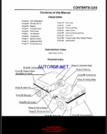 Clark GT30E, GT50E, GT60E Gas Towing Tractor Service Manual (SM607G)