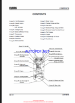 Clark GTS20, GTS25, GTS30, GTS33 L PSI 4G64 Forklift Service Manual (SM741)