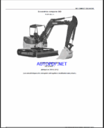 John Deere 50D COMPACT EXCAVATOR Parts Catalog (PC10117)