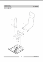 Wacker Neuson VP1550A US Single Direction Plates Parts Manual