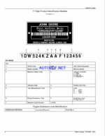 John Deere 524K-II Loader Parts Catalog (PC15081)