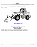 John Deere 544G AND 624G LOADERS, 544G TC TOOL CARRIER AND 544G LL LOG LOADER Parts Catalog
