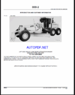 John Deere 670B AND 672B MOTOR GRADERS Parts Catalog