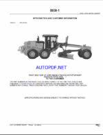 John Deere 670D, 672D MOTOR GRADERS Parts Catalog