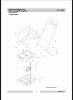 Wacker Neuson WP 1550W Single Direction Plates Parts Manual