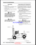 Clark CDP100, CDP164 Forklift Service Manual (SM622)