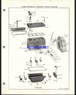 Clark Clarkat C No.42C 260 Maintenance Manual and Parts Book (42C)