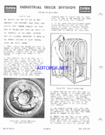 Clark Clarklift CY20B, CY30B Maintenance Manual (B84)