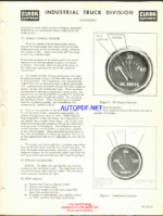 Clark Clarktor CTA 40C Tow Tractor Maintenance Manual and Parts Book (G125A)