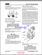 Clark CMP40, CMP45, CMP50S Forklift Service Manual (SM648)