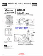 Clark CY150B, CY300B Operators Manual (O-B88-2)
