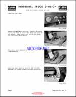 Clark UT40, UT60D Utility Truck Forklift Planned Maintenance and Adjustment Procedures Manual (PMA375)
