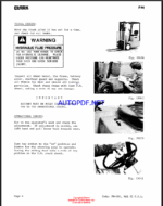 Clark TM10, TM12, TM15S With G.E. Control Forklift Planned Maintenance and Adjustment Procedures Manual (PMA501)