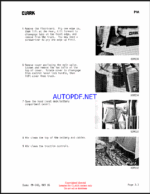 Clark TM12-25 36Volt EV-100 Supplament Service Manual (SM555)