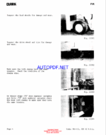 Clark ST245 Forklift Planned Maintenance and Adjustment Procedures Manual (PMA445)