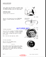 Clark P465, PF40 Planned Maintenance and Adjustment Procedures Manual (PMA425)