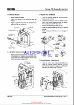 Clark PWX30-40, HWX30-40 Pallet Truck Service Manual (SM879)