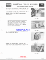 Clark NP500 Narrow Aisle Planned Maintenance and Adjustment Procedures Manual (PMA330)