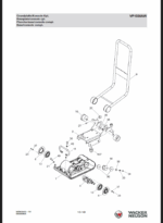 Wacker Neuson VP1030AW Vibratory Plates Parts Manual