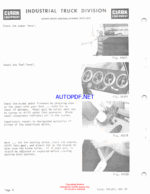Clark IT60, IT70, IT80 Forklift Planned Maintenance and Adjustment Procedures Manual (PMA387)
