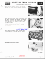 Clark IT60D, IT70D, IT80D Forklift Planned Maintenance and Adjustment Procedures Manual (PMA390)