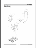 Wacker Neuson VP1135Aw US Single Direction Plates Parts Manual