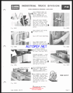 Clark EC20, EC25, ECS30 36-48 Volt W Model 210 Control Forklift Planned Maintenance and Adjustment Procedures Manual (PMA385)