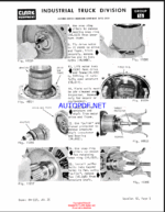 Clark EC60-80 36-48 Volt Forklift Overhaul Manual