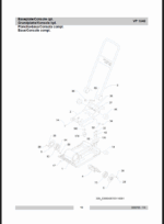 Wacker Neuson VP1340 Single Direction Plates Parts Manual