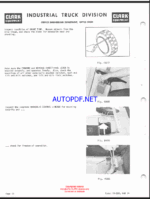 Clark EC300 20-30 Forklift Planned Maintenance and Adjustment Procedures Manual (PMA336)