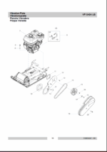 Wacker Neuson VP1340A US Single Direction Plates Parts Manual