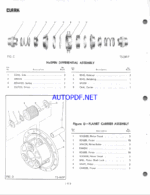 Clark FD-30001, FD-30500, FD-30600, FD-37500, FD-36500, RD-30500, RD-30600, RD-37500, RD-36500 Axle Maintenance and Service Manual