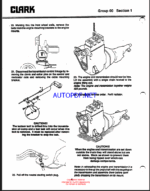 Clark GT25, GT30, GT32, GT50 Tow Tractor Service Manual (SM553G)