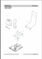 Wacker Neuson VP1340Aw US Single Direction Plates Parts Manual