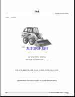 John Deere 240 AND 250 SKID STEERS Parts Catalog