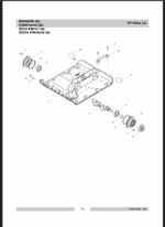 Wacker Neuson VP1550A US Single Direction Plates Parts Manual