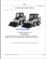 John Deere 313 AND 315 SKID STEERS Parts Catalog