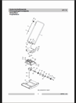 Wacker Neuson VPY 70 Single Direction Plates Parts Manual