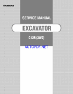 YANMAR C12R-B Crawler excavators SERVICE MANUAL