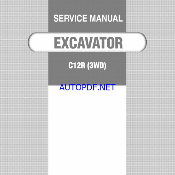 YANMAR C12R-B Crawler excavators SERVICE MANUAL