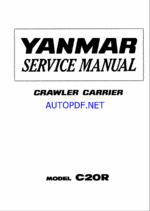 YANMAR C20 Crawler excavators SERVICE MANUAL