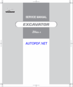 YANMAR SV100-1 Crawler excavators SERVICE MANUAL