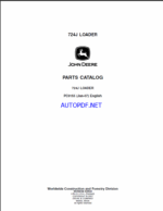 John Deere 724J LOADER Parts Catalog
