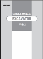 YANMAR VIO12 Crawler excavators SERVICE MANUAL
