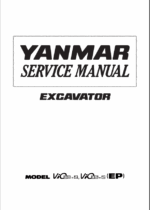 YANMAR VIO30, VIO35 Crawler excavators SERVICE MANUAL